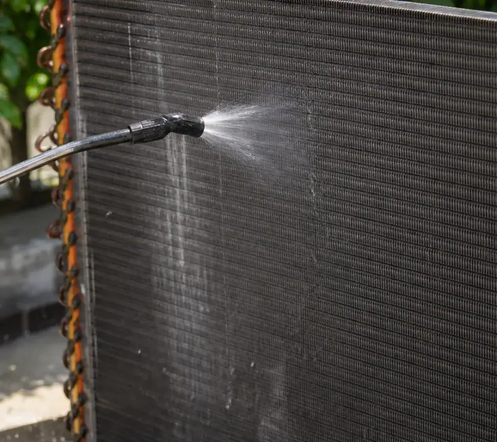AC coil cleaning