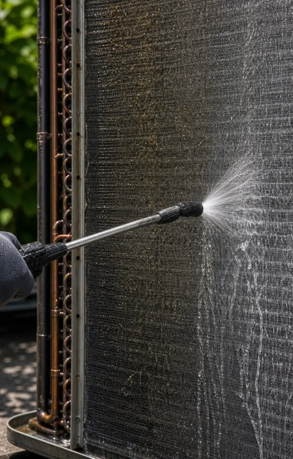 Coil efficiency cleaning