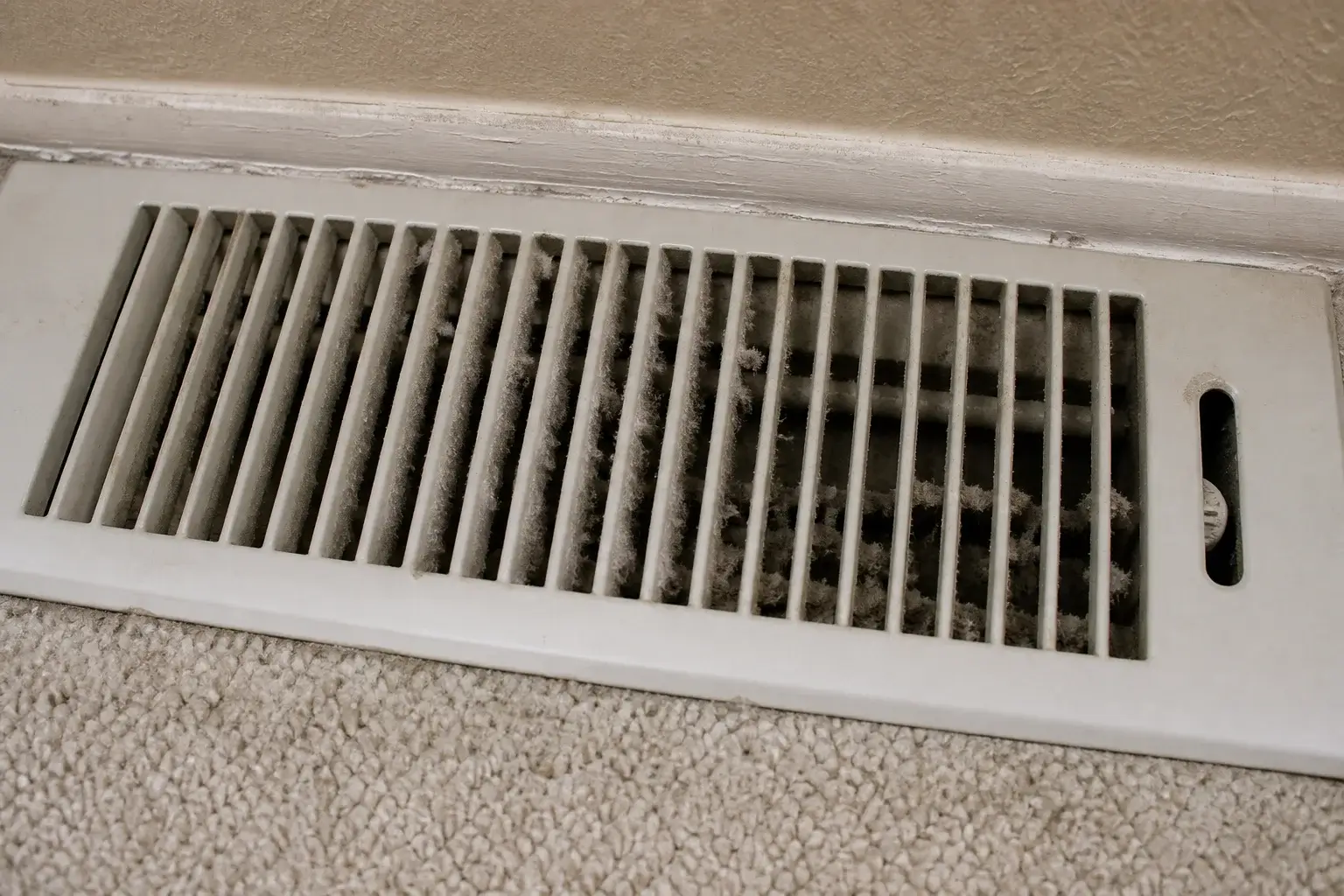 Dusty air vent