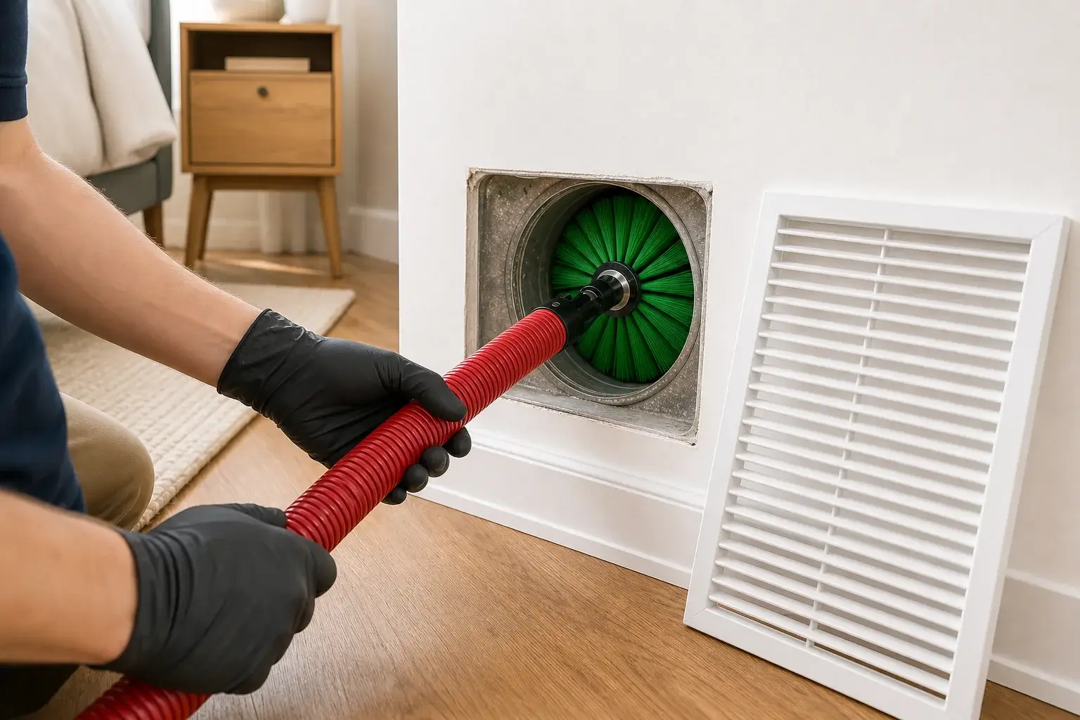 Vent cleaning process