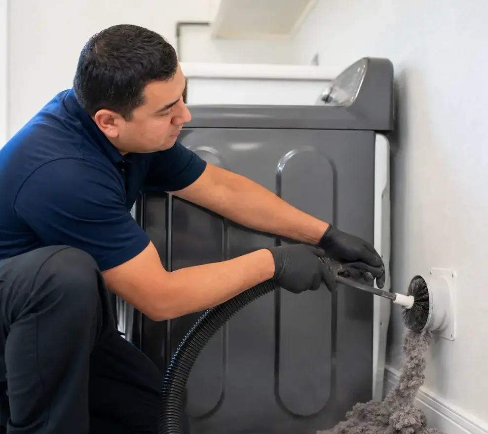 Dryer vent technician