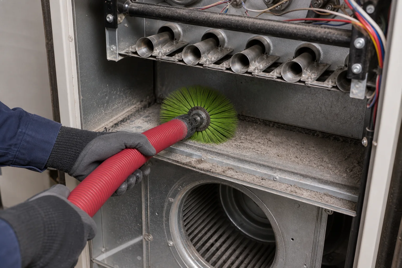 Furnace cleaning process