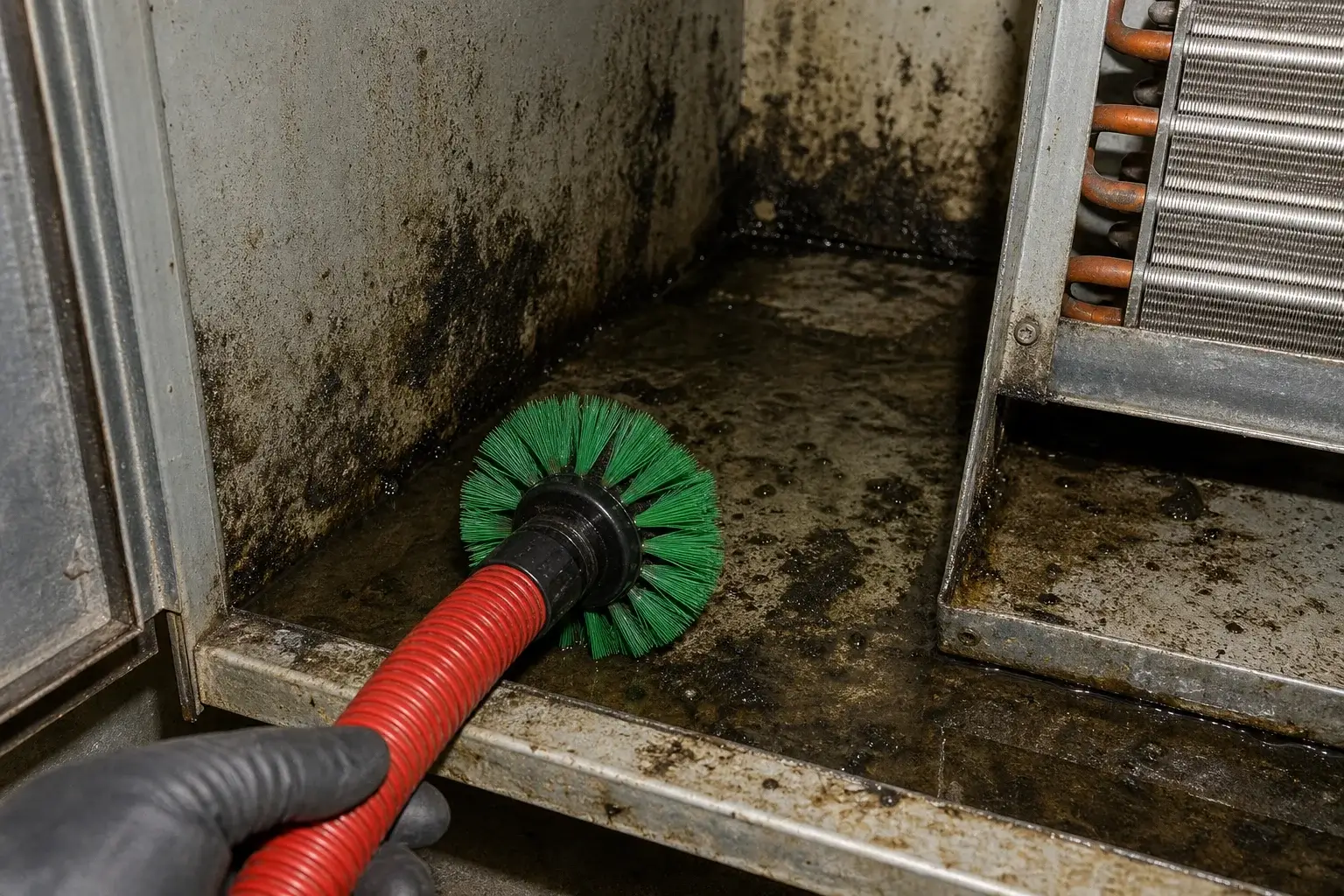 Moldy ductwork