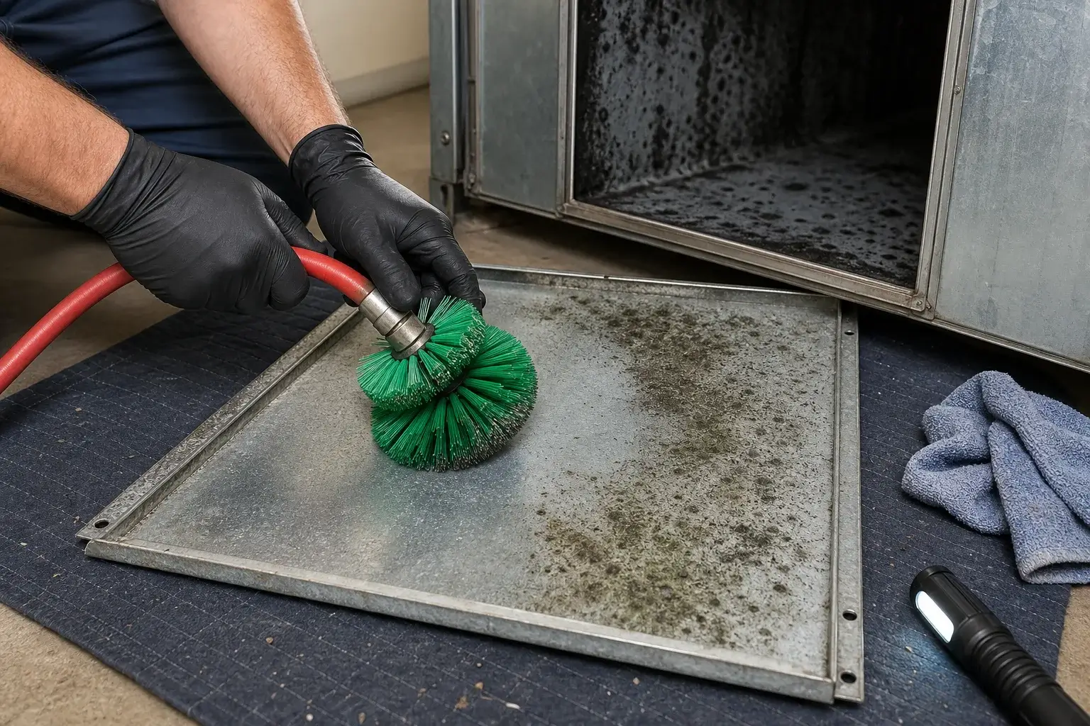 Mold removal process